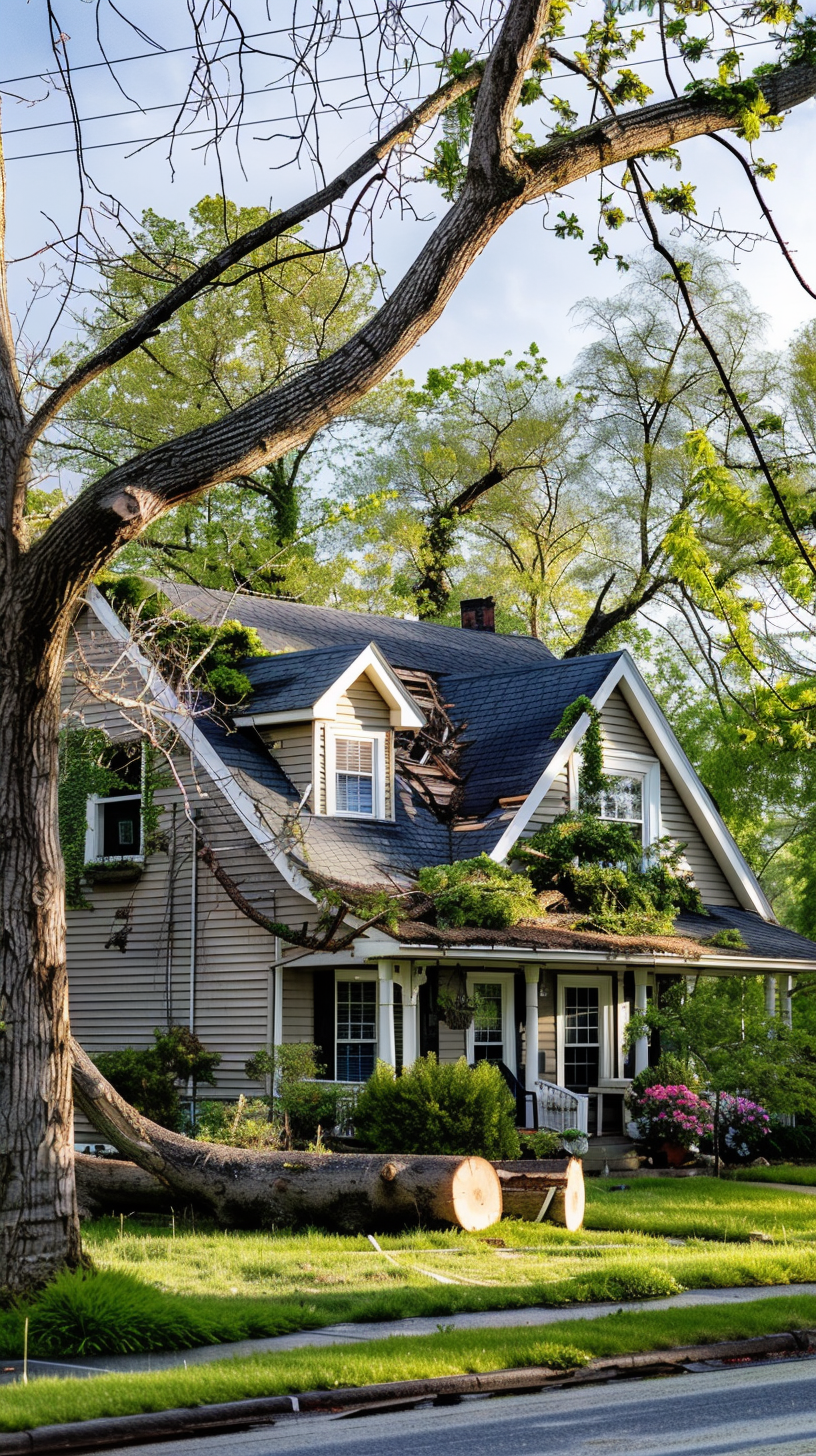 Roof before replacement